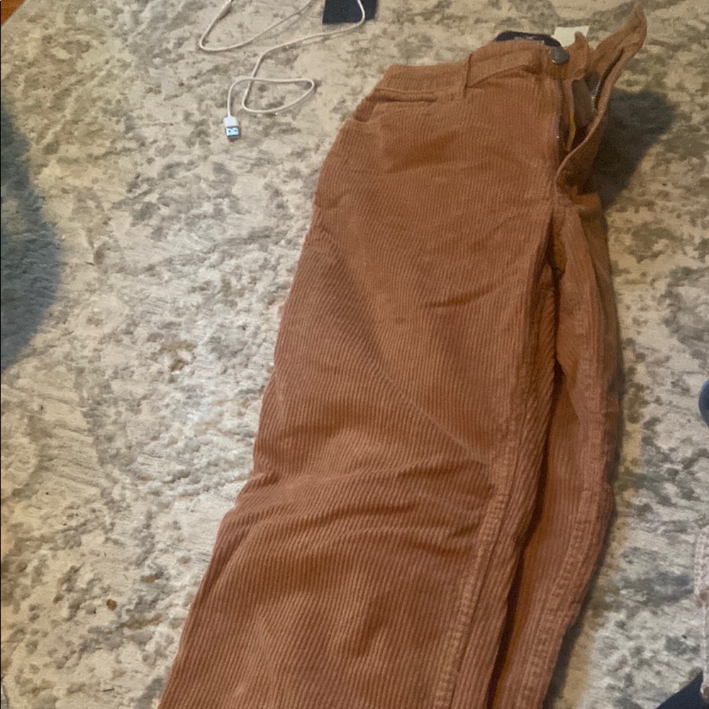 Hollister Brown Flare Corduroy Jeans